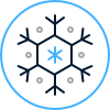 Snow flakes icon